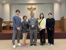박연주 리디아, 원주연, 이옥희 로사리아, 이소라 새신자 가족